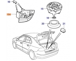 Staufach Reparturkit Reifen Original SAAB 9-3 II ´03-14