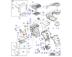 Hebel Betriebsartenventil Klimaaggregat OPEL Insignia A, Original-Ersatzteil 13263335