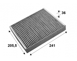 Aktivkohlefilter Kombilfilter Pollenfilter Multifilter Innenraumfilter Filter SAAB 9-5 II 2010-2011 / SAAB 9-4 X 9-4X