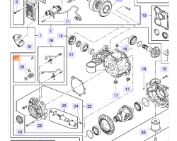 Verbindungsstück elektronisches Differential / ELSD Verbindung OPEL Insignia A 4x4 / Allrad, auch passend für weitere OPEL-Allrad-Fahrzeuge, Original-Ersatzteil 13280086