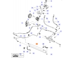 Ölkühler für Lenkgetriebe Servolenkung Lenkung SAAB 9-5 II 2.8 V6 turbo A28NER A28NET 2010-2011, 13280139