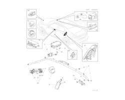 AIRBAG für SAAB, Original-Ersatzteil - OE Nr. 13284116