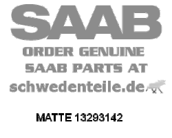 CARPET for SAAB, Genuine Part - Part #. 13293142