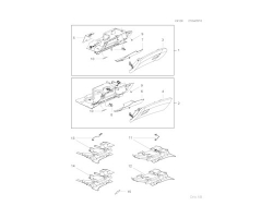 Handschuhfach Original SAAB 9-5 II 2010-2011