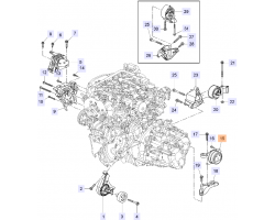 Hydro Bushing Engine Mount Mounting OPEL / VAUXHALL Insignia A 2.0 Turbodiesel A20DTH A20DTR, Genuine Part 13322171