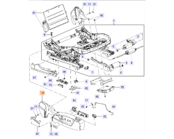 Abdeckhaube Sitz / Abdeckung Sitz vorne rechts VAUXHALL /  OPEL Insignia A Rechtslenker / RHD RH Sitz Abschlussblende Lichtneutral Mit Memory, Original-Ersatzteil 13325387