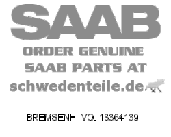 FRT BRK CARRIER for SAAB, Genuine Part - Part #. 13364139