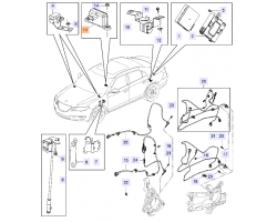 Drehraten- / Gierratensensor / YAW Sensor SAAB 9-5 II ´10-12