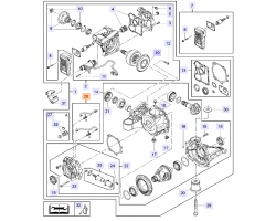 Pipe Set ELSD Differential SAAB 9-5 II XWD 2010-2011, Genuine Part - Part #. 20813559