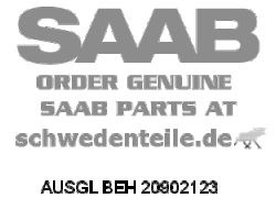 Ausgleichsbehälter für SAAB, Original-Ersatzteil - OE Nr. 20902123