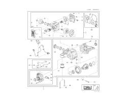 Ausgleichgetriebe Differential SAAB 9-5 (YS3G) Stufenheck Allrad 201001 - 201201 A 20 DTR Diesel 2.0 TTiD XWD 140/190 SAAB 9-5 (YS3G) Stufenheck Frontantrieb 201001 - 201201 A 20 DTR Diesel 2.0 TTiD 140/190