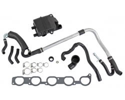 Crankcase Ventilation Kit / Oil Trap Set, complete, VOLVO C70 I S60 S80 V70 II XC70 XC90