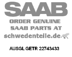 Ausgleichgetriebe für SAAB, Original-Ersatzteil - OE Nr. 22743433