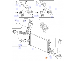 Schlauch Schlauchleitung Ladeluft Einlass / Ladeluftschlauch Einlaß OPEL / VAUXHALL Astra J GTC Insignia A 2.0 turbo A20NHT A20NFT SAAB 9-5 II 2.0T 2010-2011 A20NHT A20NFT 