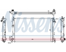 Wasserkühler Kühler SAAB 9-3 II 1.8t 2.0t 2.0T B207 2003-2011 2.2 TiD D223L 2003-2004