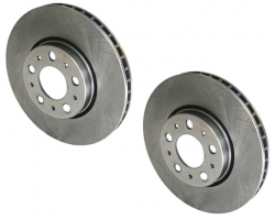 1 Set Brake Discs Front Axle VOLVO S60 I (-2009), S80 I (-2006), V70 II P26, XC70 (2001-2007), Diameter: 285.5 mm for Brake System: 15