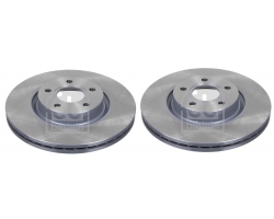 1 Set Brake Discs Front Axle VOLVO S40 I / V40 I / S40 II / V50 / C30 / C70 II / FORD Focus / C- Max / Transit / Grand C- Max / Tourneo / Kuga