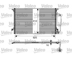 AC Condenser / AC Cooler SAAB 9-3 II 1.8t 2.0t 2.0T B207 2.2 TiD D223L 2.0T A20NFT 2003-2014, for Vehicles with Automatic Transmission