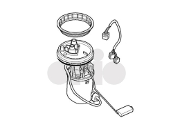 Benzinpumpe / Kraftstoffpumpe / Kraftstofffördereinheit / Kraftstoff-Fördereinheit Original SAAB 900 II 1994-1998 / 9-3 I 1998-2003