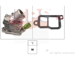 Thermostatgehäuse Thermostat, Kühlmittel VOLVO C30, C70 (2006-), S40 V50 (2004-), S60 (-2009), S80 (2007-), S80 (-2006), V70 (2008-), V70 P26, XC60 (-2017), XC70 (2001-2007), XC70 (2008-), XC90 (-2014) Lieferumfang: Thermostat mit Gehäuse und Dichtung