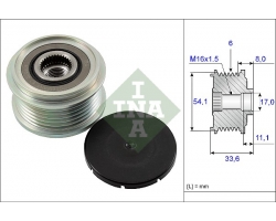 Riemenscheibe für Lichtmaschine Generatorfreilauf 6 Rippen VOLVO S80 II / V70 III / CITROEN / FIAT / FORD / LANCIA / LAND ROVER / MINI / PEUGEOT