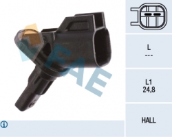 Sensor Raddrehzahl Vorderachse / ABS Sensor für Fahrzeuge ohne ESP,  VOLVO C30 C70 S40 S60 S80 V40 V50 V60 V70 XC60 XC70 ´04 Ford Mondeo, C-max, Focus, S-max, Galaxy, Grand C-max, Kuga Mazda 5, 3 Renault 6