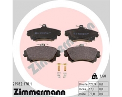 Bremsbelagsatz Bremsbeläge vorne für VOLVO S40 I V40 I (-2004)