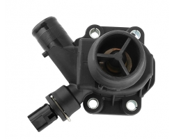 Thermostatgehäuse Kühlsystem Motor / Thermostat + Gehäuse Kühlmittel VOLVO S60 (2011-2018), S80 (2007-), V60 (2011-2018), V70 XC70 (2008-), XC60 (-2017), XC90 (-2014) Lieferumfang: mit Gehäuse, Dichtungen und Temperaturgeber