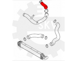 Schlauch Ladeluftschlauch Ladeluftkühler VOLVO S40 / V50 / C70 / C30 / V40 / V70 / XC70 / S60 / V60 / S80 / XC60