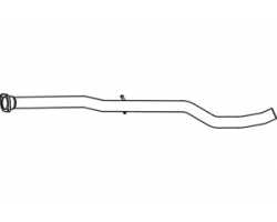 Zwischenrohr Abgasrohr Auspuffrohr VOLVO S60, V60, S60 CC, V60 CC (2011-2018), XC60 (-2017) Abgasanlage Verbindung zwischen: Katalysator - Schalldämpfer