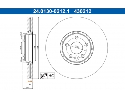 Bremsscheibe vorne Vorderachse Durchmesser 328mm VOLVO XC60 I Für Bremsanlage 17