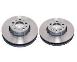 1 Set Brake Discs Front Axle VOLVO S60 I (-2009), S80 I (-2006), V70 II P26, XC70 (2001-2007), Diameter: 285.5 mm for Brake System: 15