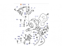 Hose SAAB 9-5 I '02-05 Genuine Part - Part #. 32000285