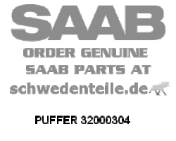 BUFFER for SAAB, Genuine Part - Part #. 32000304