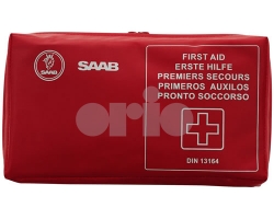 First aid kit / emergency kit, made by SAAB