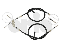 Kabel / Seilzug Handbremse / Handbremskabel / Handbremsseil hinten links / rechts SAAB 9-5 I ´98-10