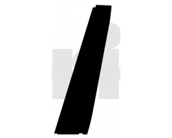 Adhesive Foil Door B-Pillar Front left SAAB 900 II 1994-1998 / 9-3 I 1998-2003, Foil Type: Decorative Foil Colour: Black, Genuine Part - Part #. 4325759