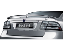 Heckspoiler Original SAAB 9-3 II Sedan / 4-türer / Sportlimousine / Limousine ´08-14, wir liefern das Bauteil mit Einbauanleitung und Bohrschablone