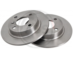 Brake Discs Set Rear Axle VOLVO 440 460 480