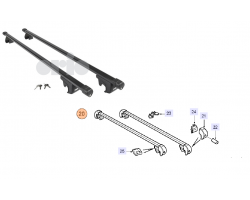 Dachgepäckträger Lastenträger Transportvorrichtung SAAB 9-5 I Kombi 1999-2010, Original-Ersatzteil - OE Nr. 400132429