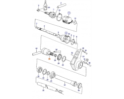 Companion Flange Driveshaft right SAAB 9000 2,3 turbo B234L B234R 2.0 turbo B204L, Position 29 in the Picture, Genuine Part - Part #. 4103230