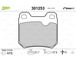 Brake Pads Rear Axle SAAB 900 II 1994-1996 OPEL / VAUXHALL Vectra A / Calibra A / Kadett E / Astra F