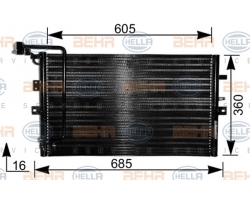 AC-cooler / condenser SAAB 9-5 I ´98-01