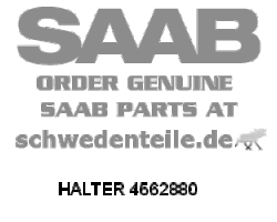 BRACKET for SAAB, Genuine Part - Part #. 4562880