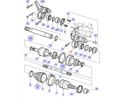 Bearing Bracket SAAB 9-3 I 2.2 TiD / 9-5 I 2.2 TiD D223L, Genuine Part - Part #. 4579348