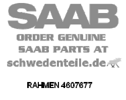 Outside Mirror Frame right SAAB 9-5 I 1998-2002