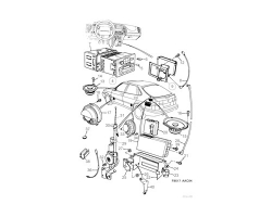 BUTTON for SAAB, Genuine Part - Part #. 4619045