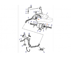 Kraftstoffleitung Benzinleitung SAAB 900 II ´94-98 / 9-3 I '98-03 Original-Ersatzteil - OE Nr. 4622635