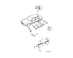 ZIERLEISTE für SAAB, Original-Ersatzteil - OE Nr. 4674016