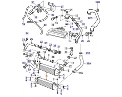 Ladeluftkühler SAAB 9-3 I 2.0 turbo / 2.3 turbo 2001-2003 B205E B205L B205R B235R